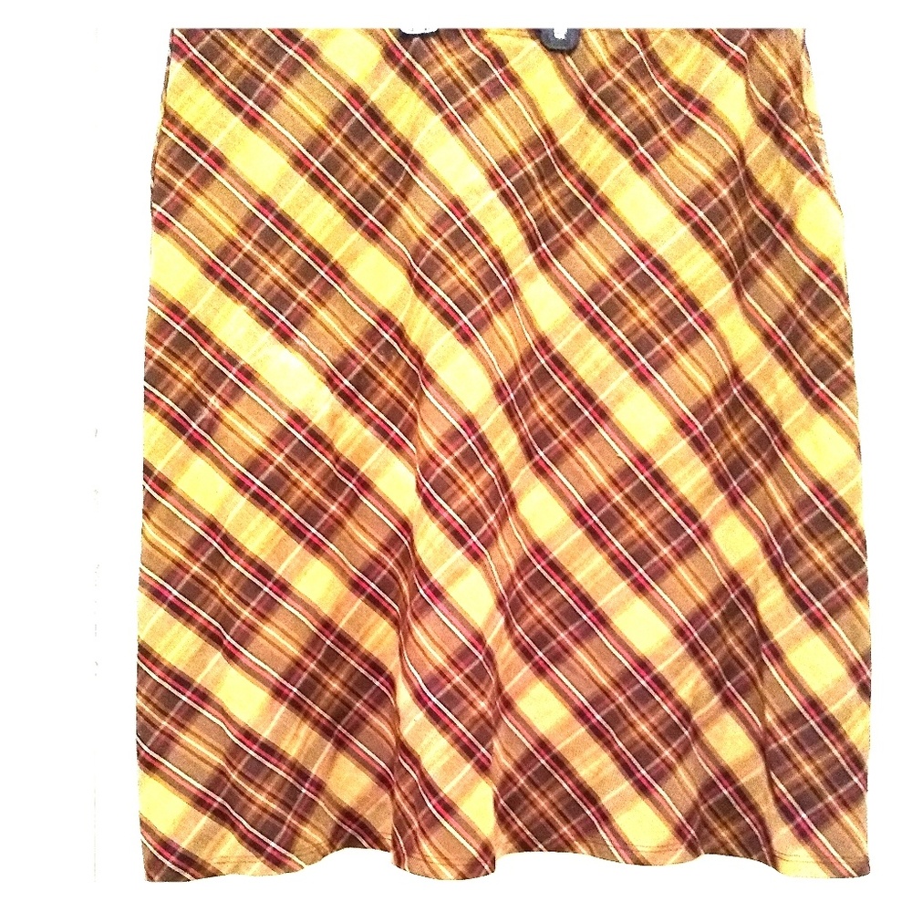Celine plaid skirt